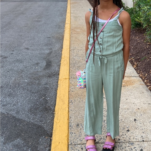 Girl’s Lightweight Cotton Overall - Picture 1 of 8